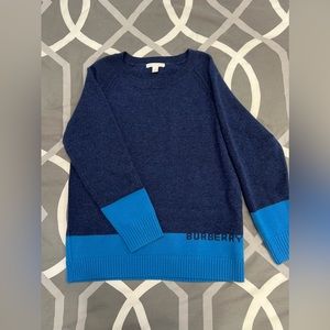 Boys Burberry Sweater, Size- 14y, Color- Blue
